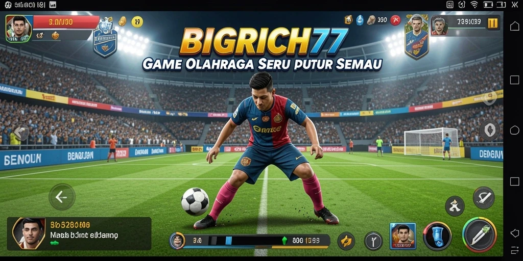Tampilan seru gameplay olahraga di BIGRICH77 yang menarik.