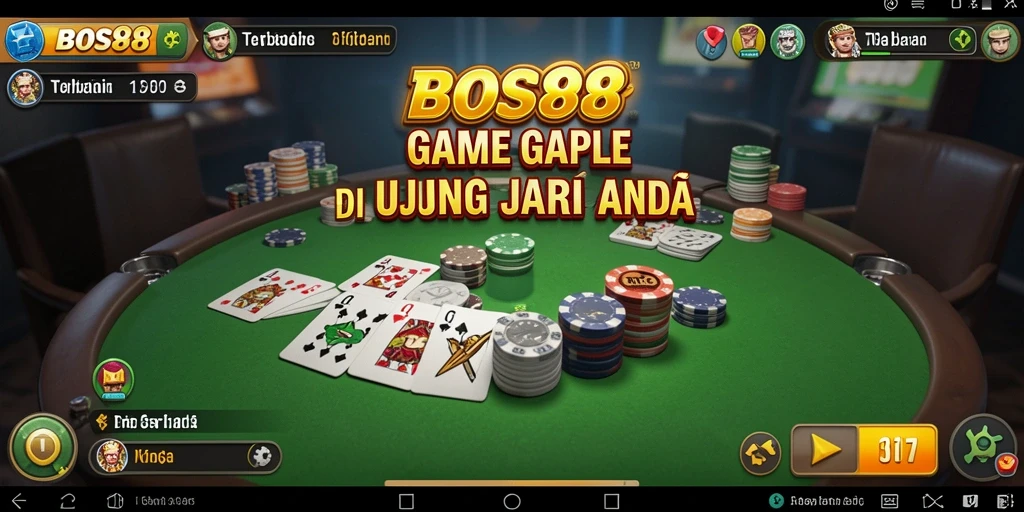 Tampilan menarik dan gameplay seru dalam permainan Gaple.