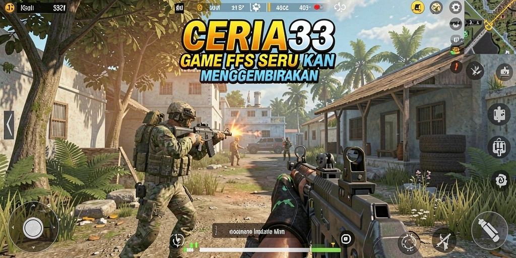 Pengalaman seru bermain FPS di CERIA33 dengan grafis menawan.