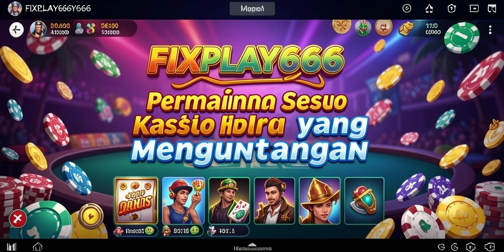 Gameplay FIXPLAY666 yang menarik dan penuh warna.