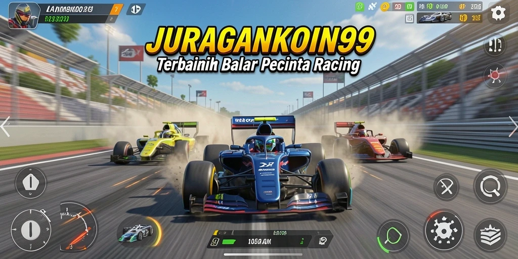 Tampilan gameplay Racing yang seru dan menegangkan di JURAGANKOIN99.
