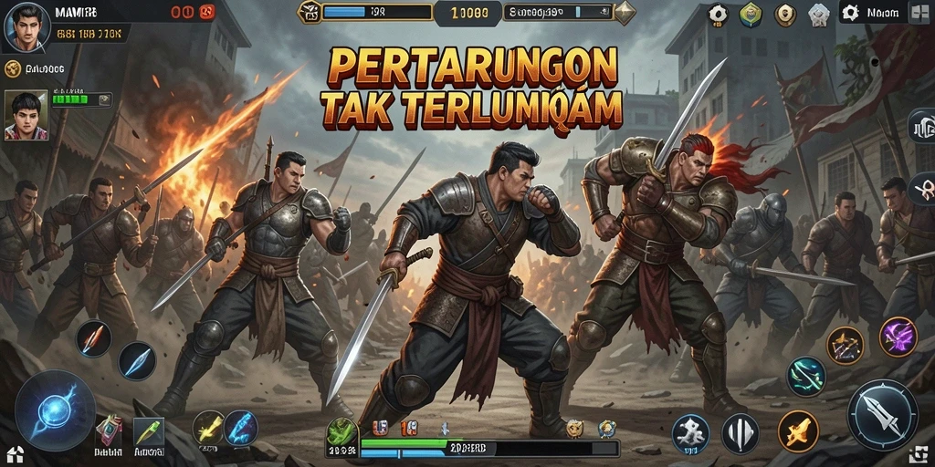 Gameplay mendebarkan dari MAMI188 dengan serangan karakter yang beragam.