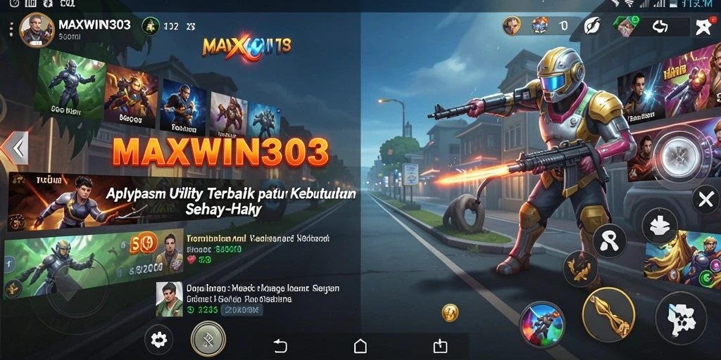 Screenshot utama MAXWIN303 menampilkan antarmuka yang intuitif.