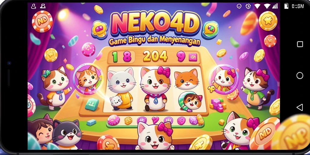 Gameplay Bingo seru di NEKO4D dengan interaksi komunitas.