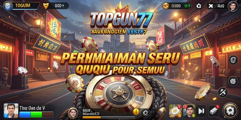 Gameplay QiuQiu yang menarik dan seru di TOPGUN77.