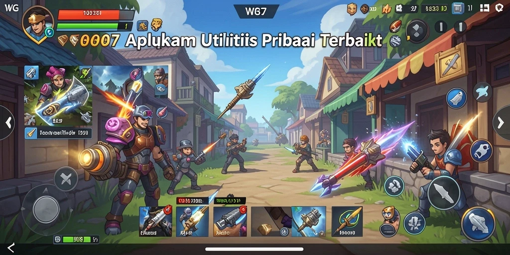 Tampilan antarmuka WG87 yang intuitif dan modern.