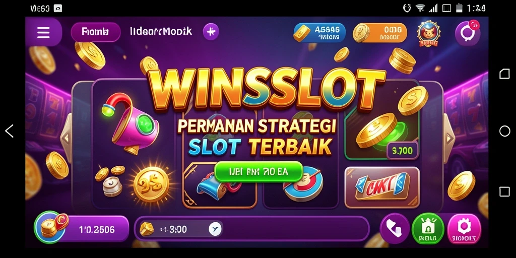 Tampilan antarmuka menarik dari gameplay WINSLOT.